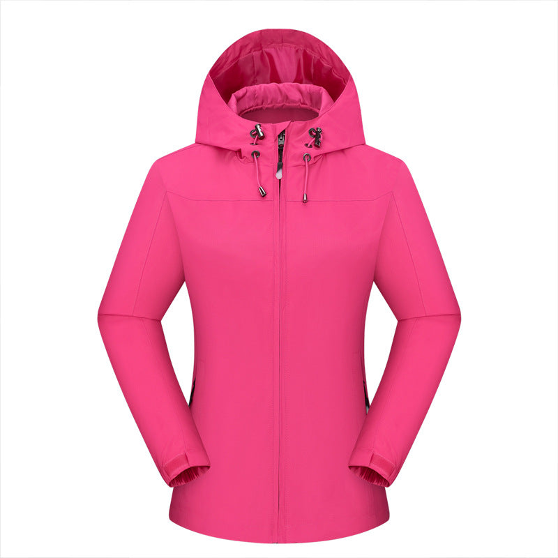 Damen Wasserabweisende Outdoor-Jacke mit Kapuze Echo Archiv