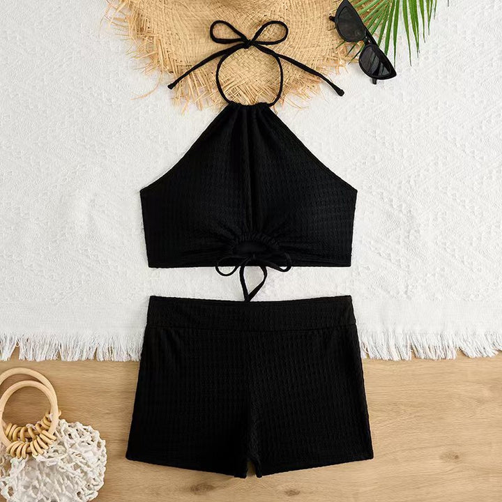 Damen Bikini-Set mit modischem Knotendesign und bequemem Höschen Echo Archiv