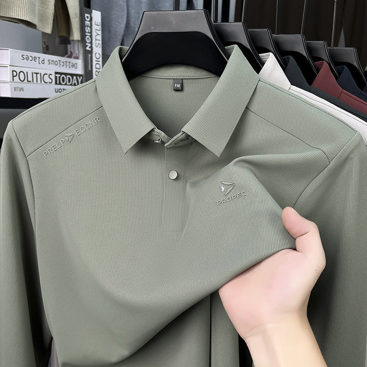 Herren Poloshirt mit funktionalem Design und atmungsaktiver Struktur Echoarchiv