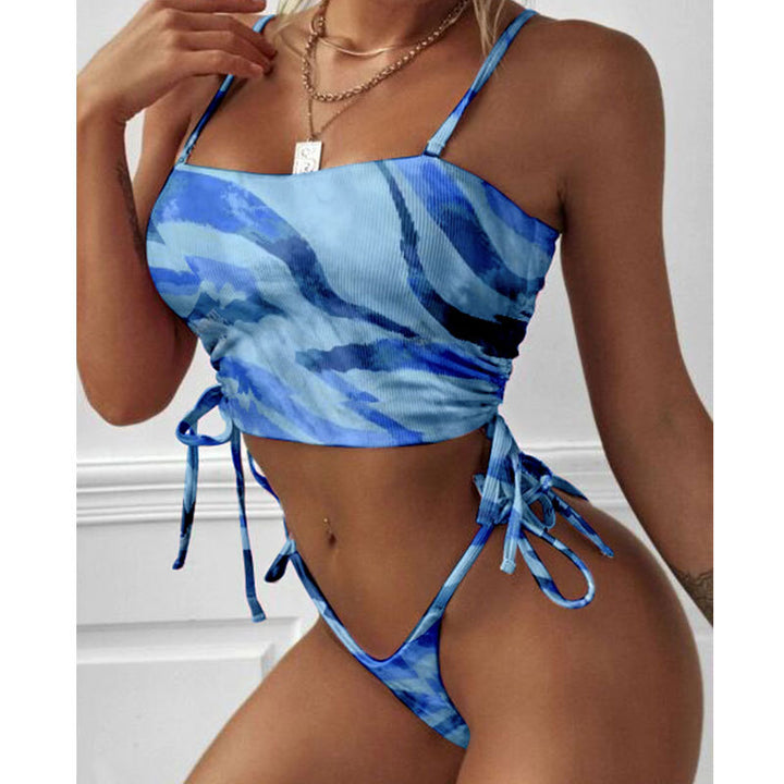 Damen Crop-Top Bikini mit verstellbaren Trägern Echo Archiv