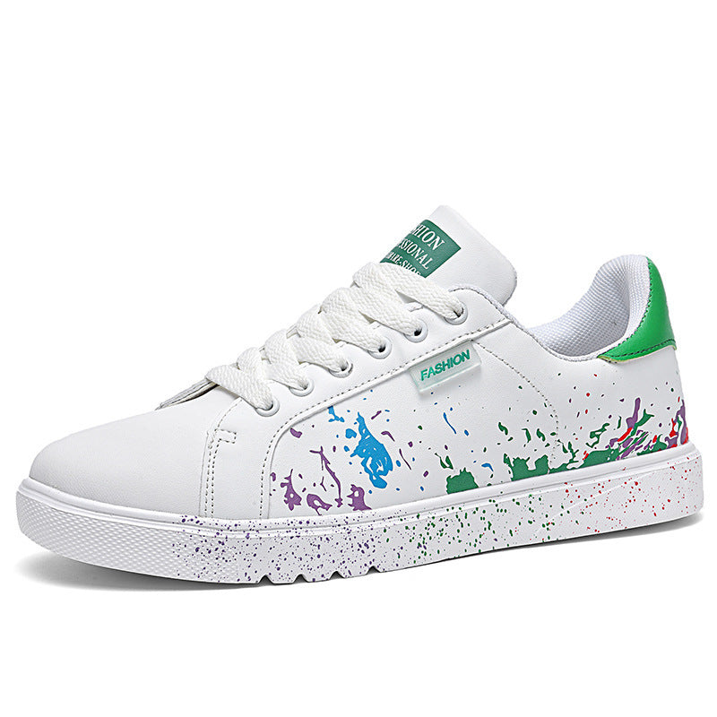 Unisex Freizeit-Sneaker mit Farbspritz-Design und gepolstertem Komfortfußbett – Norré