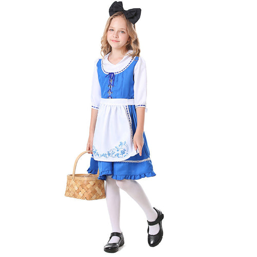 Mädchen Traditionelles Kleid Echo Archiv