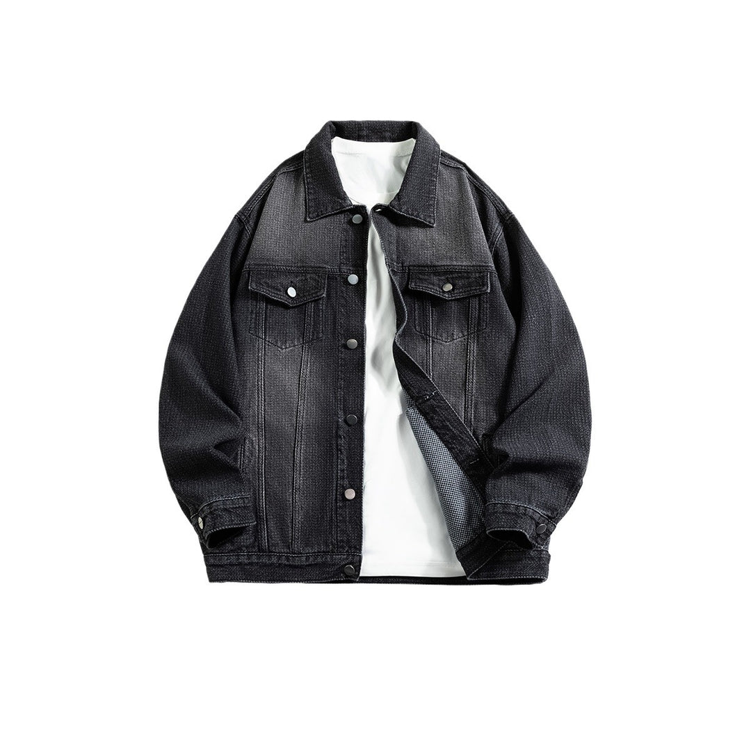 Herren Jeansjacke im klassischen Look mit praktischen Taschen Echoarchiv