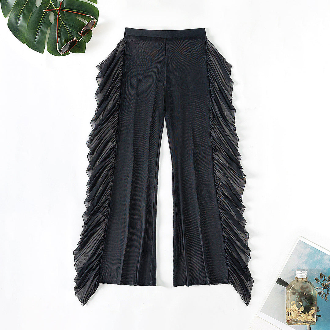 Damen Strandhose mit elegantem Rüschen-Design Echo Archiv