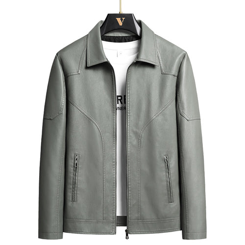 Herren Elegante Kunstlederjacke Echo Archiv