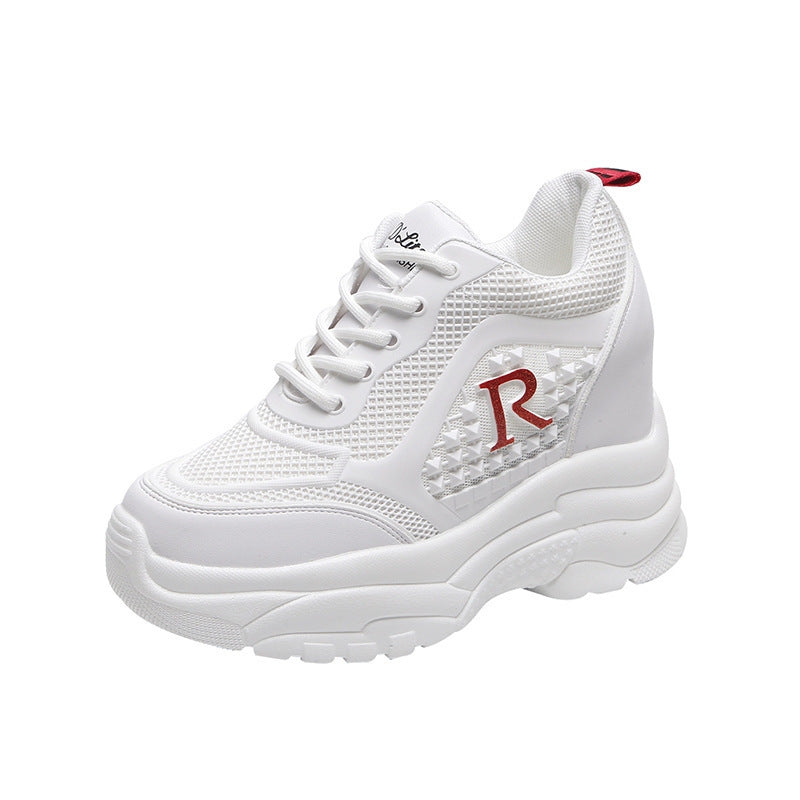 Damen Chunky Sneakers mit atmungsaktiver Mesh-Oberfläche und leichtem Komfort Echo Archiv