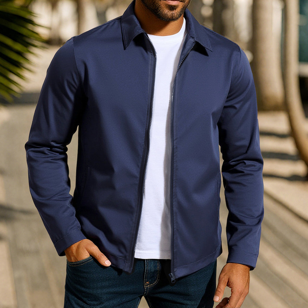 Herren lässige Sommerjacke im minimalistischen Design Echoarchiv