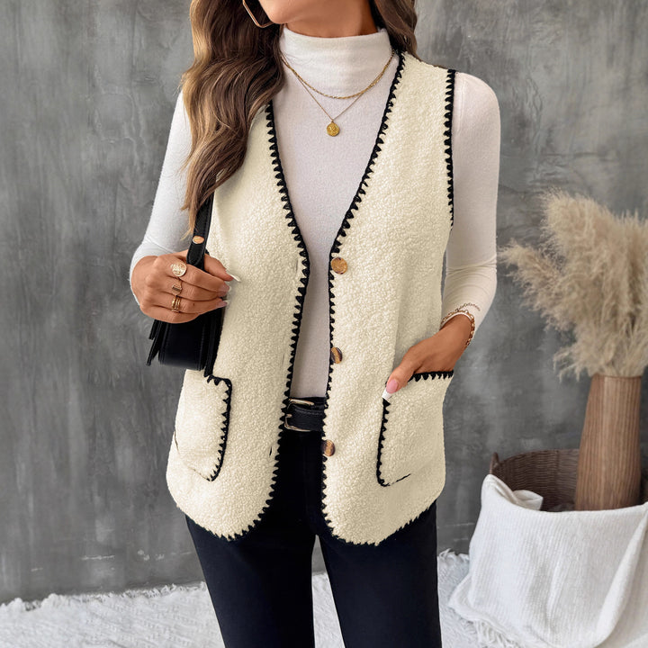 Damen Kuscheliger Cardigan mit Knopfdetails Echo Archiv