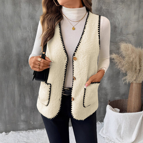 Damen Kuscheliger Cardigan mit Knopfdetails Echo Archiv
