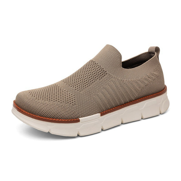 Herren Leichter Strick-Slip-On Sneaker mit Memory-Foam-Komfort und flexibler Profilsohle Echoarchiv