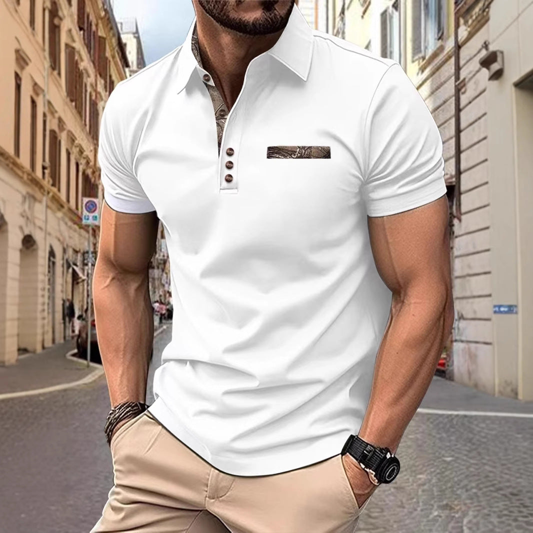 Herren Poloshirt mit modischen Akzenten Echoarchiv
