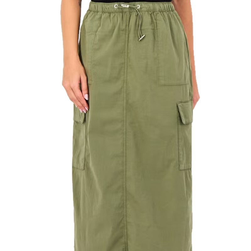 Damen Modische Midikleid mit Taschen Echo Archiv