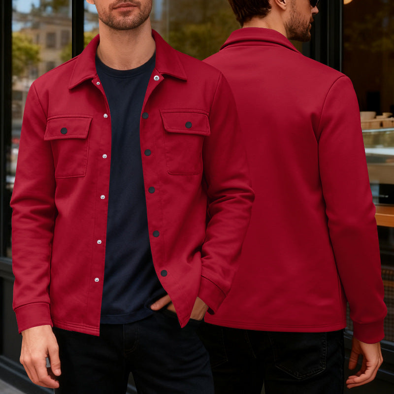 Herren Moderne Überziehjacke mit praktischen Taschen Echoarchiv