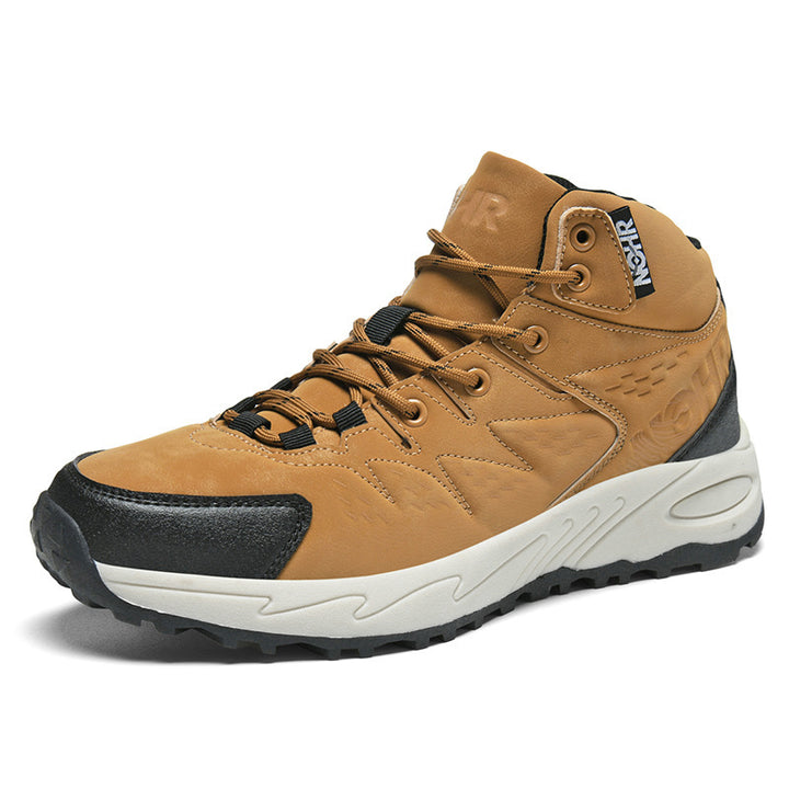 Herren nan robuster wasserabweisender Trekkingstiefel mit mittlerer Schafthöhe und rutschfester Profilsohle Echo Archiv