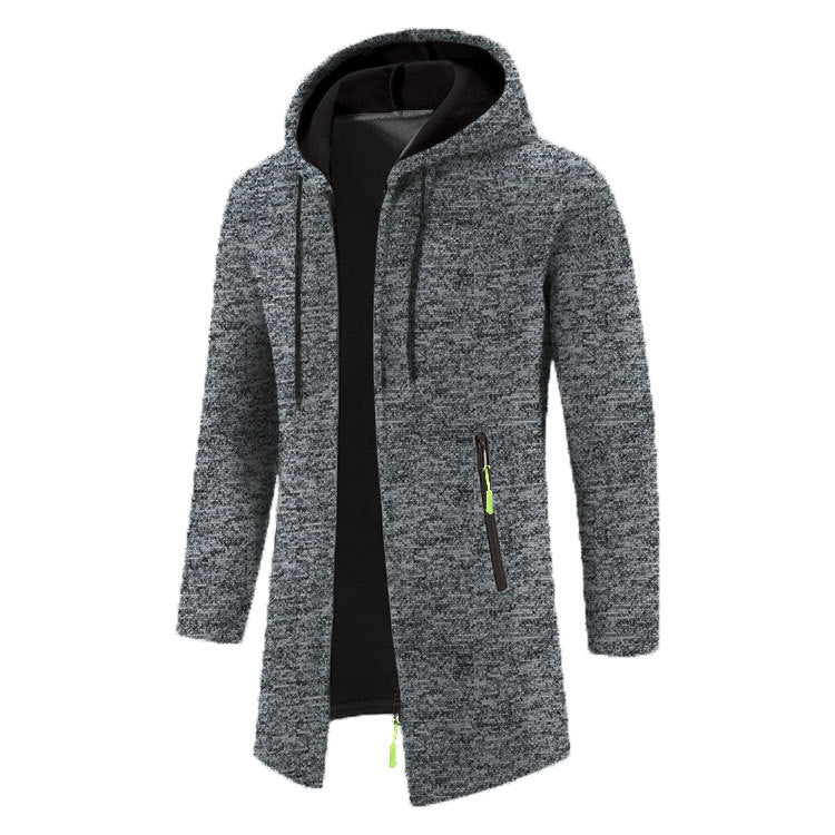 Herren Lässige Kapuzenjacke mit ergonomischem Schnitt und praktischen Reißverschlusstaschen Echoarchiv