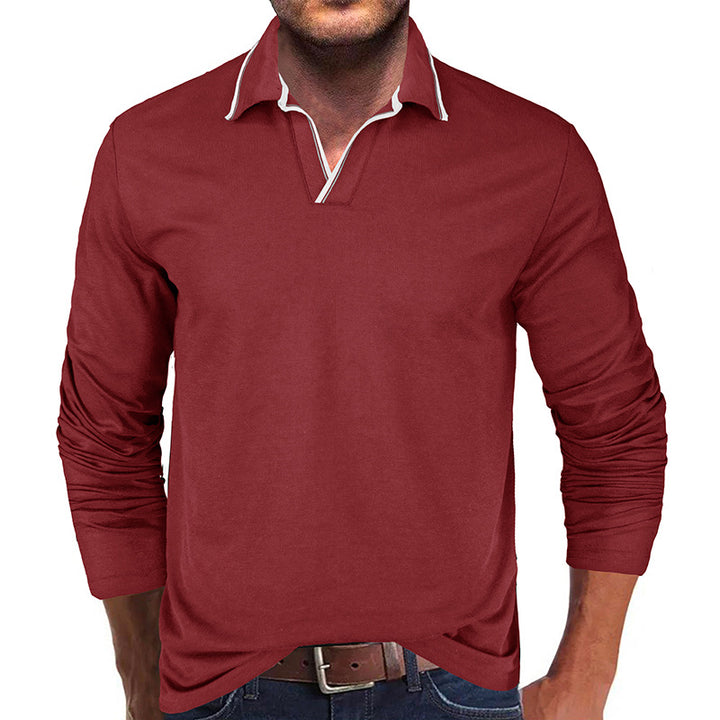 Herren Langarm Poloshirt Echoarchiv