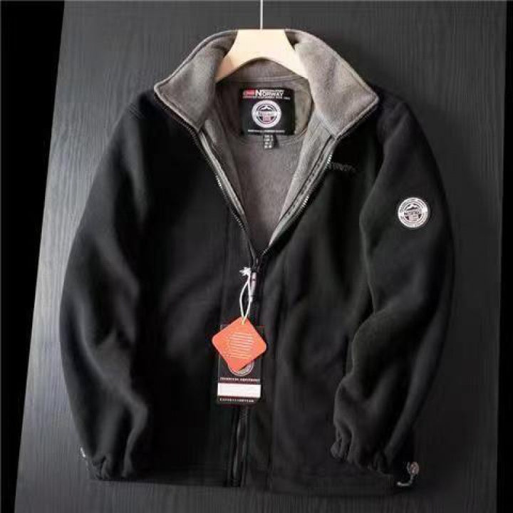 Herren Weiche Fleecejacke Echo Archiv