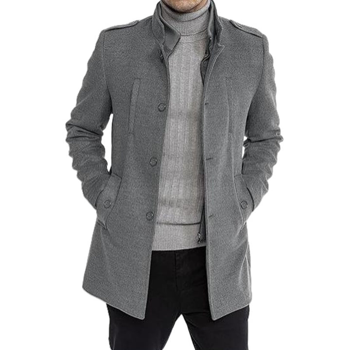 Herren eleganter multifunktionaler Langmantel Echoarchiv