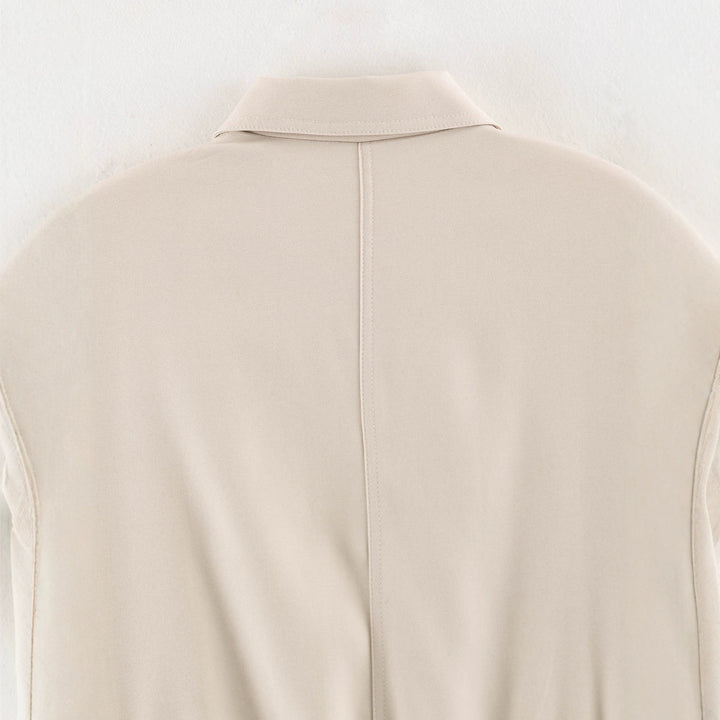 Damen Cropped Utility-Blouson mit elastischem Bund und aufgesetzten Pattentaschen Echoarchiv