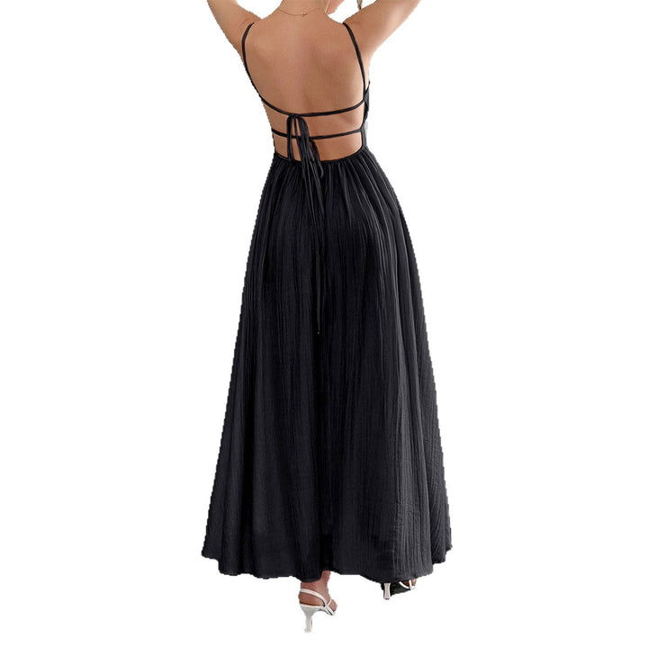 Damen Sommerliches Maxikleid mit verstellbaren Trägern und taillierter Passform Echo Archiv