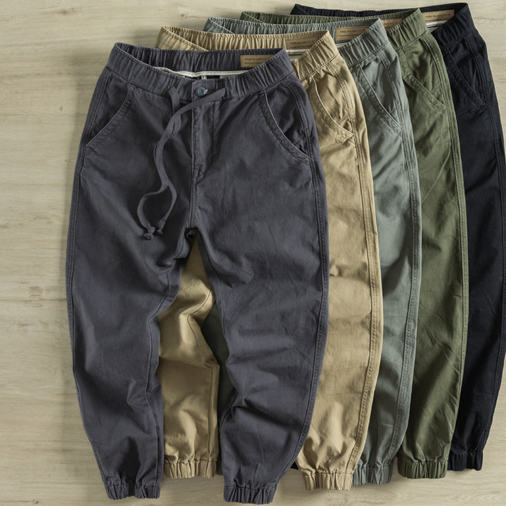 Herren Angesagte Cargo-Hosen mit Gummizug Echo Archiv