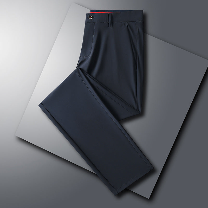 Herren stilvolle Business-Hose mit elastischem Bund und schmalem Schnitt Echoarchiv