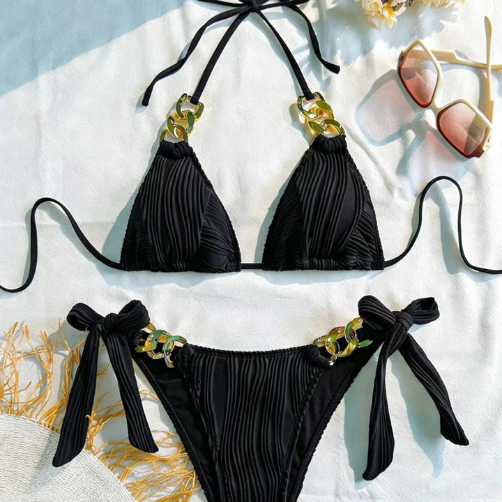 Damen Triangel-Bikini mit elegantem Ketten-Detail Echo Archiv