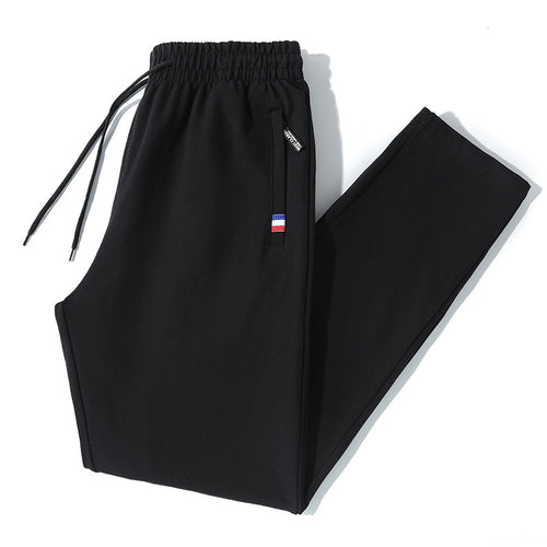 Herren Tapered-Jogginghose mit Tunnelzug, Reißverschlusstasche & Rippbündchen Echo Archiv