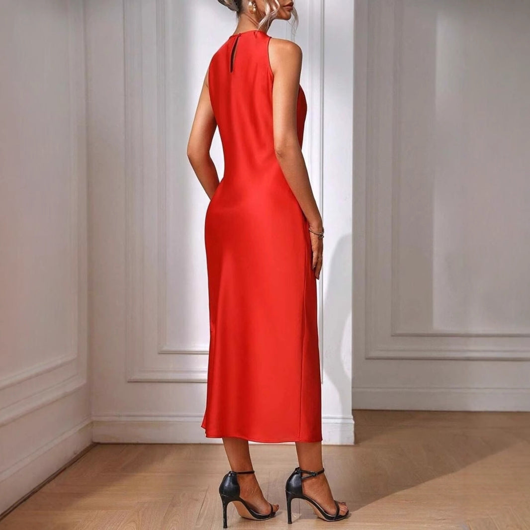 Damen Elegantes Maxikleid mit schmalem Träger und körpernahem Schnitt Echo Archiv