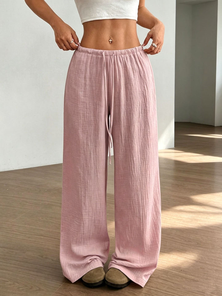 Damen weite, glänzende Palazzo-Hose Echo Archiv