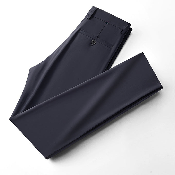 Herren elegante Anzughose mit schmalem Schnitt und komfortablem Bund Echoarchiv