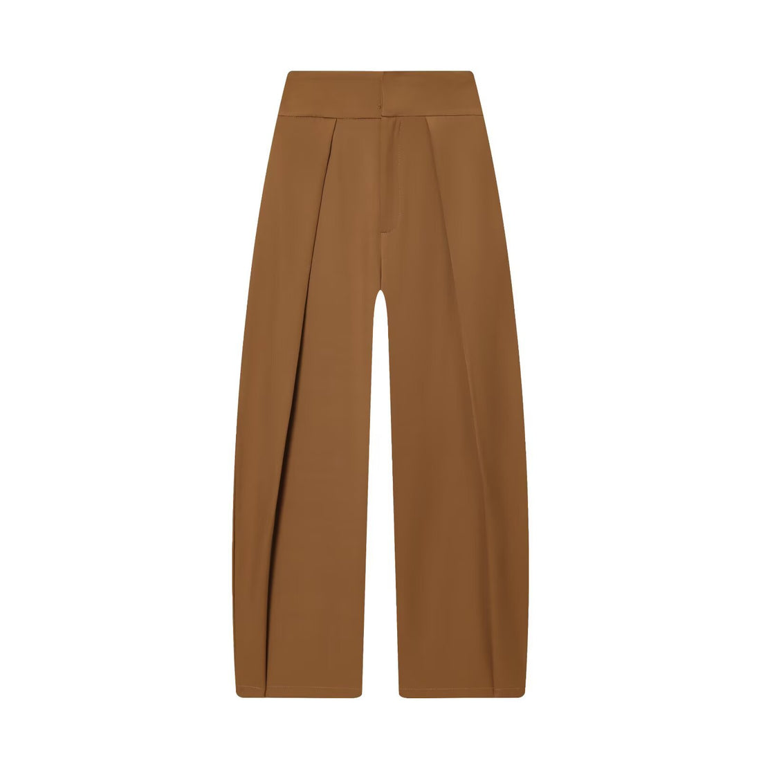 Damen Weite Highwaist-Hose mit Frontfalten und fließender Palazzo-Silhouette Echo Archiv