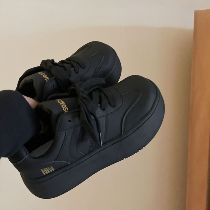 Damen Plateausneaker im Clean‑Chunky‑Design mit extra hoher EVA‑Plateausohle und gepolstertem Komfortkragen – Névara