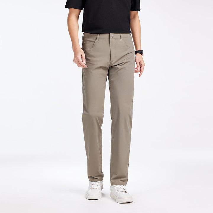 Herren Stretch-Chinohose mit praktischem Taschen-Design und schmaler Passform Echoarchiv