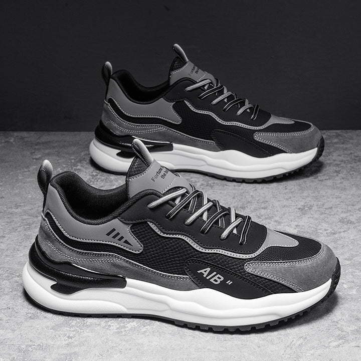 Herren Casual‑Straßen‑Sneaker mit mehrschichtiger Gummiplattform und atmungsaktiven Mesh‑Overlays – Norré