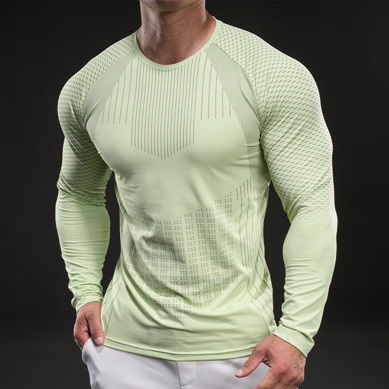 Herren langärmeliges Funktionsshirt mit atmungsaktiver Mesh-Technologie Echoarchiv