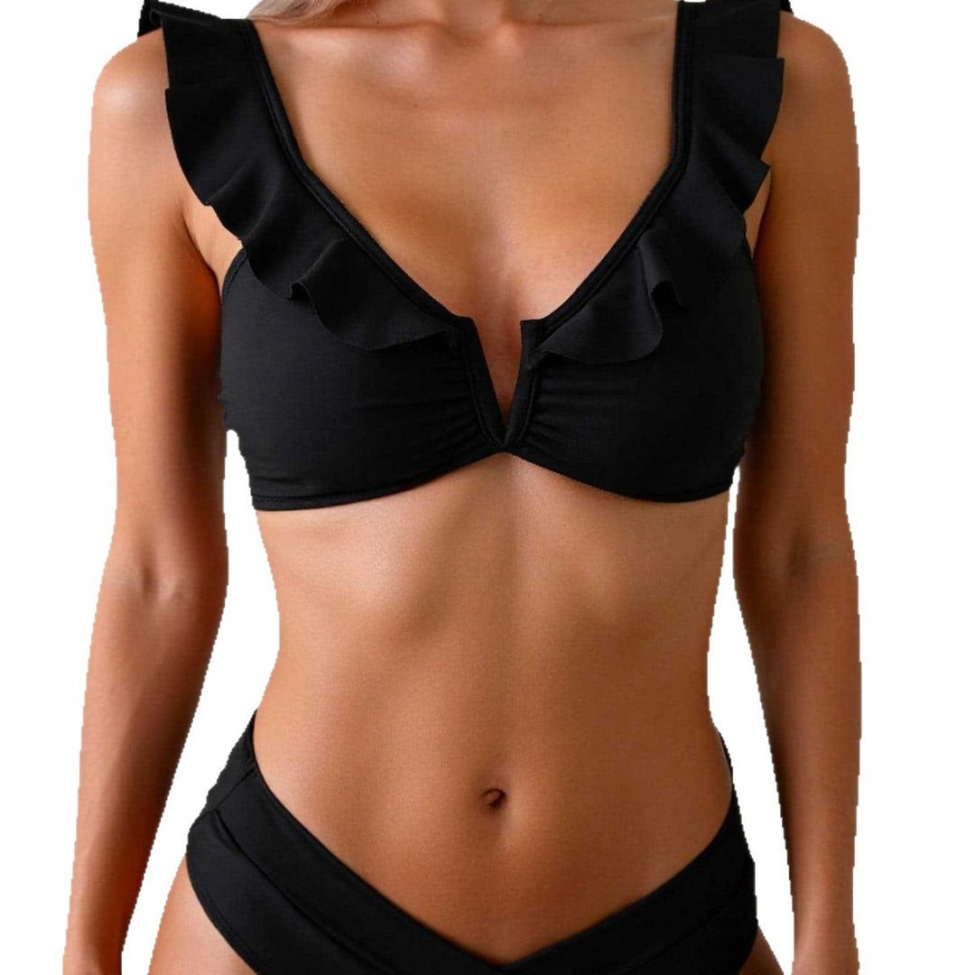 Damen Bikini-Set mit raffinierten Rüschendetails Echo Archiv
