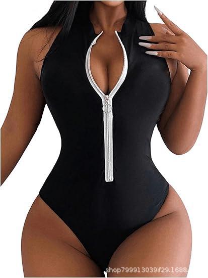 Damen Sportlicher Schwimmanzug Echo Archiv