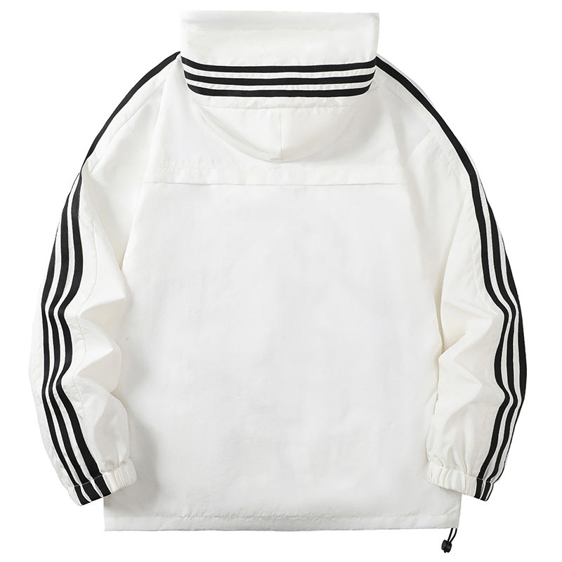 Herren Sportliche Übergangsjacke mit Kapuze und reflektierenden Akzenten Echo Archiv
