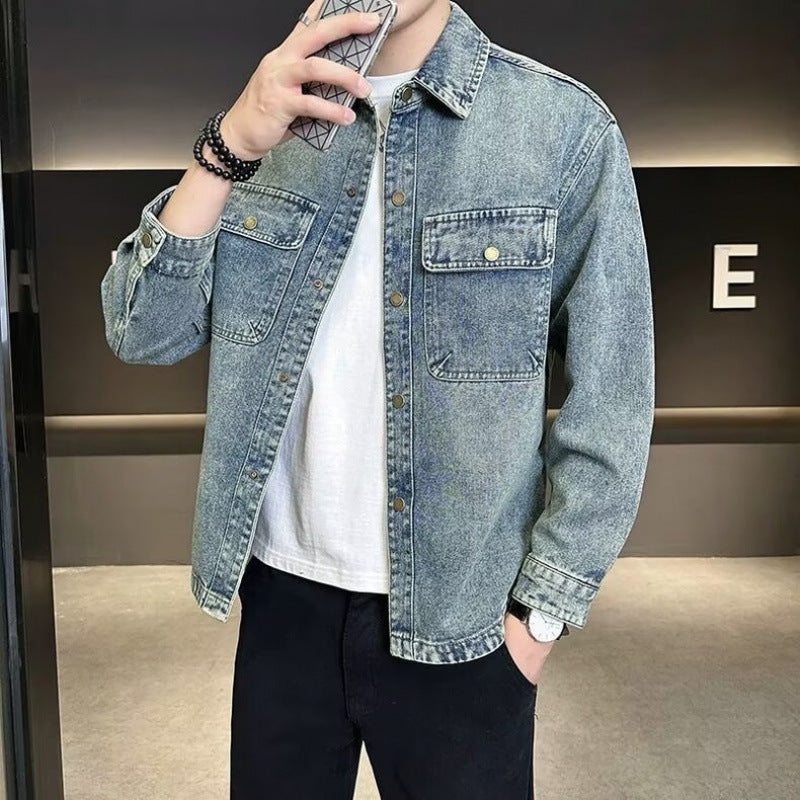 Herren Denim Überhemd Echo Archiv 1787799486