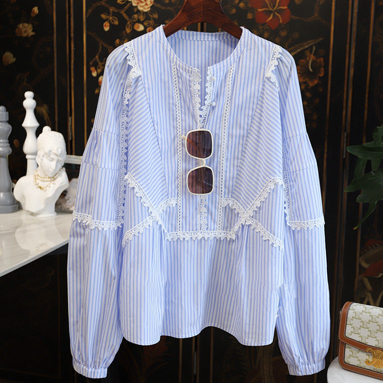 Damen Verspielte Bluse mit Rüschen-Details Echoarchiv