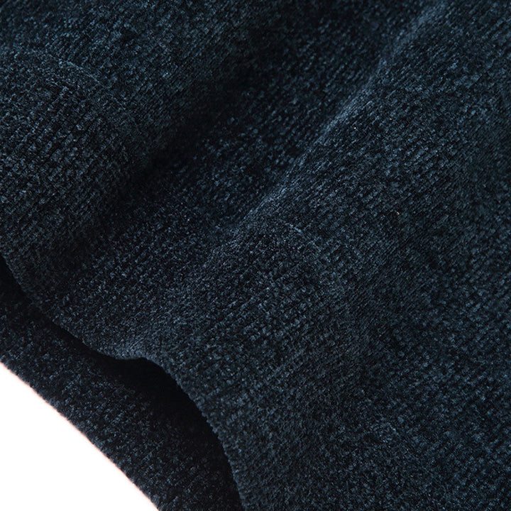Herren Wärmender Rundhals-Pullover mit Fleece-Innenfutter – Norvane