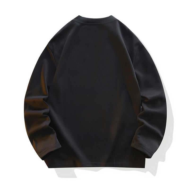 Herren Locker geschnittenes Langarm‑Sweatshirt mit V‑Einsatz und Raglanärmeln Echo Archiv