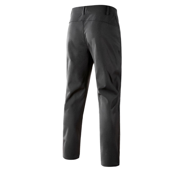 Herren Softshell-Outdoorhose mit engem Tapered‑Schnitt, integriertem Gürtel & Reißverschlusstaschen Echoarchiv