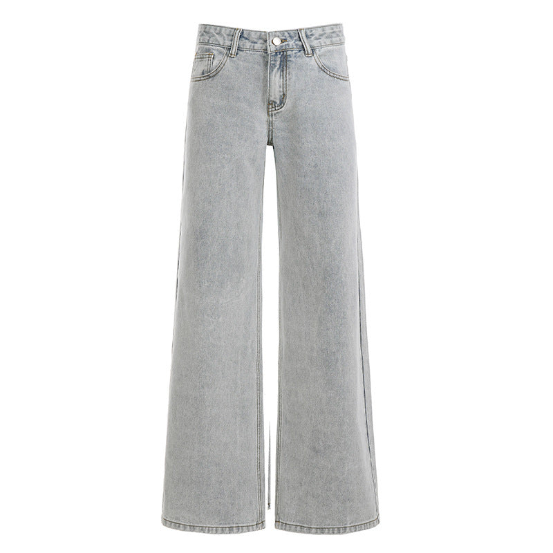 Damen hochgeschnittene weite Jeans Echo Archiv
