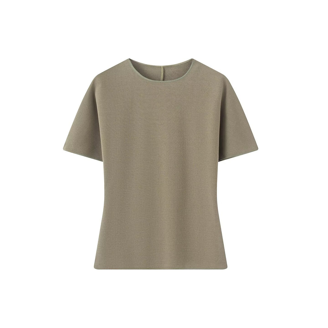 Damen Weite Satinhose mit hoher Taille und fließender Wide‑Leg‑Silhouette Echo Archiv