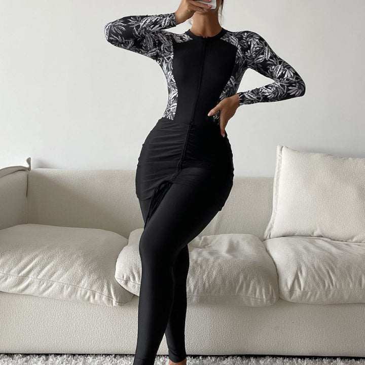 Damen Sportlicher Rashguard mit figurschmeichelndem Design Echo Archiv