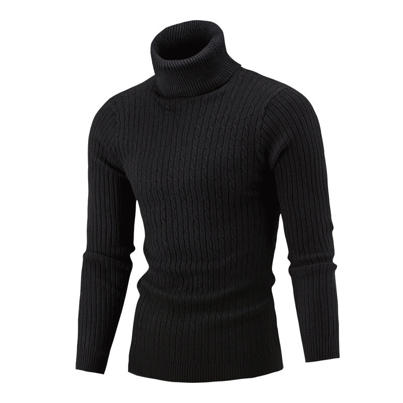Herren rollkragen Pullover mit Zopfmuster Echoarchiv