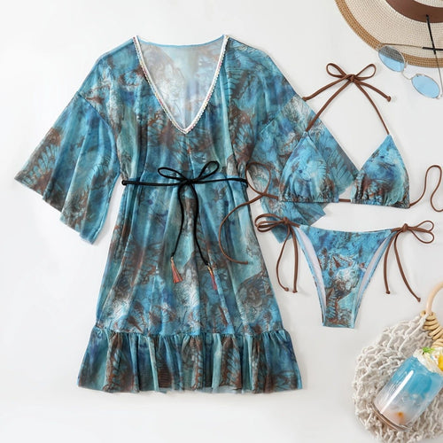 Damen Strandkleid und Bikini-Set Echo Archiv