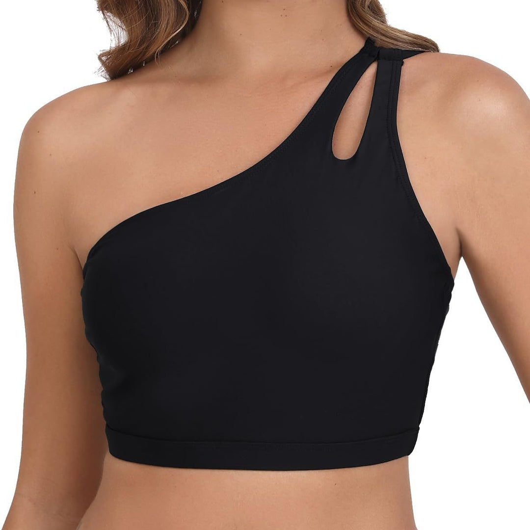 Damen Sportliches Cropped Top Echo Archiv